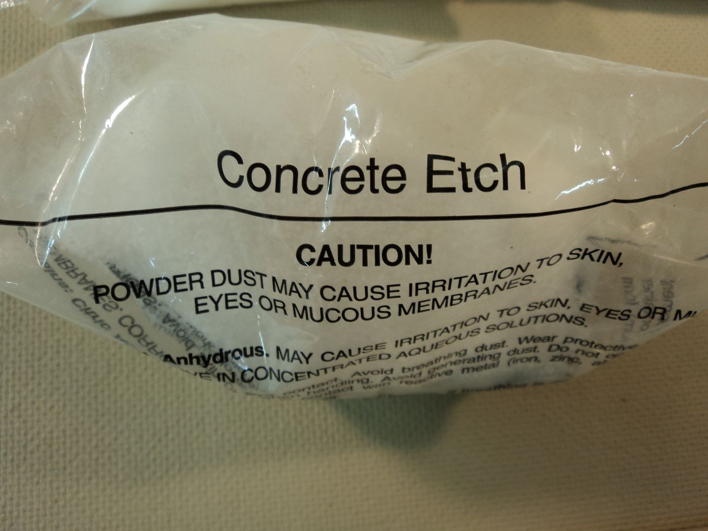 RustOleum Concrete Etch Citric Acid Anhydrous White 15.5Ounce Bag Lot